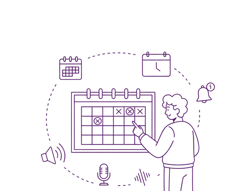 FAQ and support illustration